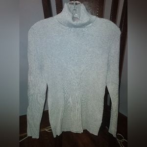 Women's Premise Studio Size Large Ribbed Turtleneck Sweater